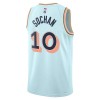 San Antonio Spurs Jeremy Sochan Nike 2024-25 City Edition Sininen Miesten Pelipaidat Swingman